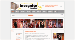 Desktop Screenshot of incognitotheatre.co.uk